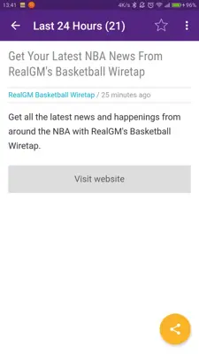 Los Angeles Basketball News android App screenshot 1